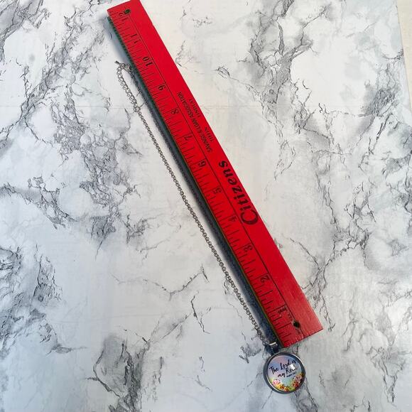 Faith Necklace Psalm 18:2 Pendant New - Picture 4 of 5